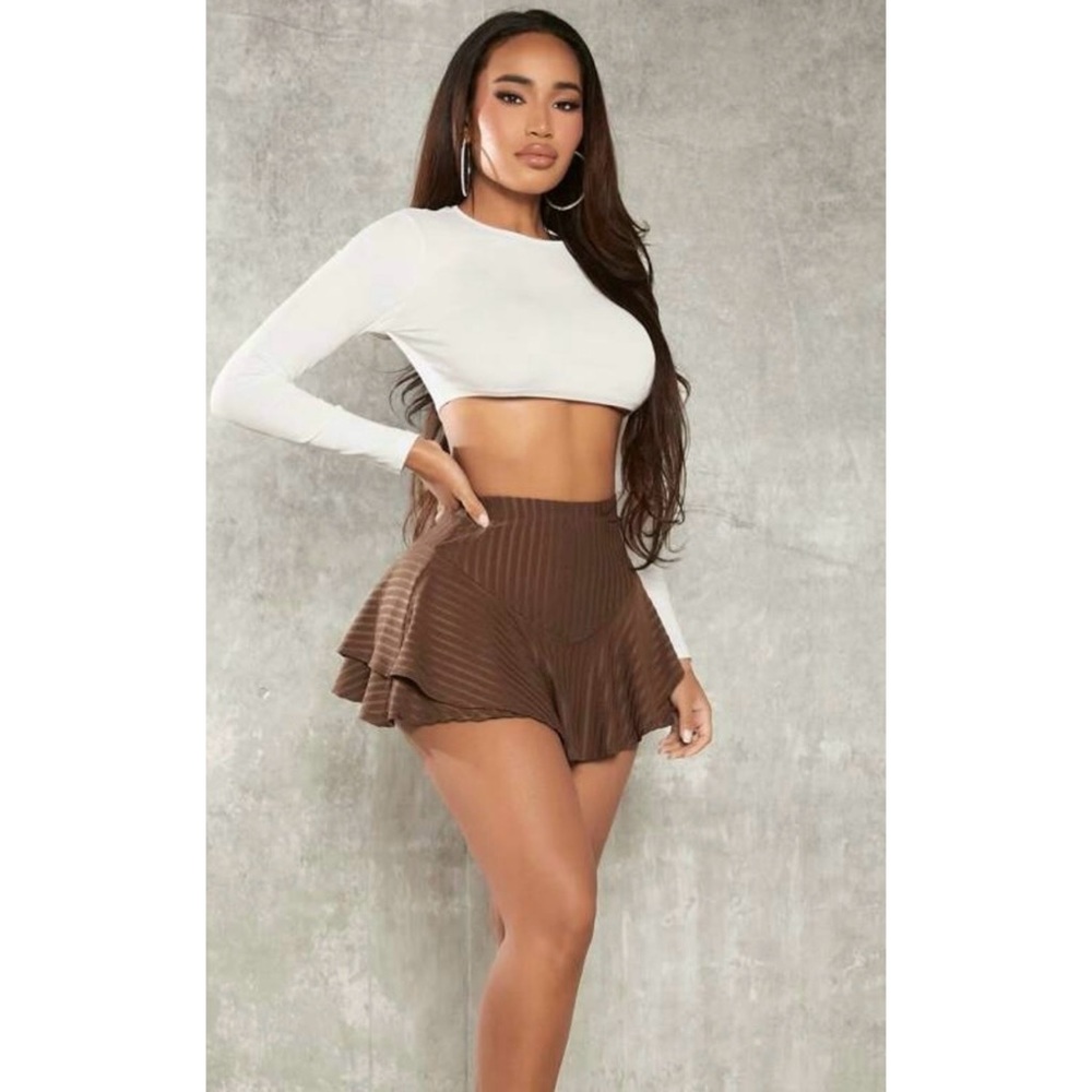 Brown skort